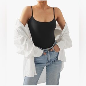 NWOT Suuksess Square Neck Cami Bodysuit